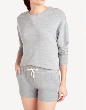 Splendid Dream Slub Short In Heather Grey