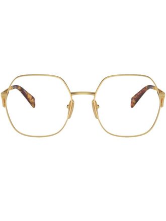 Prada Occhiali oversize - Oro