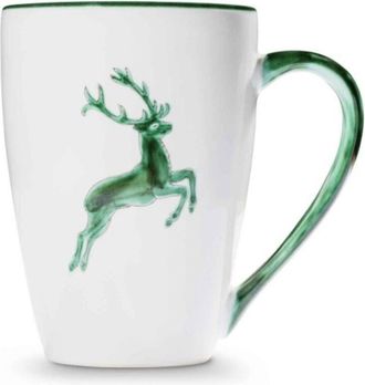 Gmundner Keramik Gmundner Keramik Taza De Desayuno Supermax 0,5 Litros Verde Ciervo