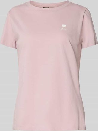 Boss Orange by Hugo Boss BOSS Orange Regular Fit T-Shirt aus reiner Baumwolle in Rosa, Größe XS