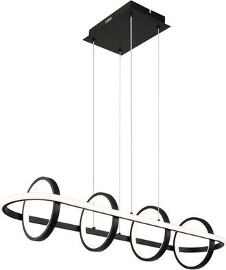 Globo Lighting Lámpara colgante - Wolfhard - negro - metal - gran - Globo