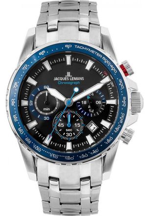 Jacques Lemans 1-2099E Mens Liverpool Watch - Silver - One Size