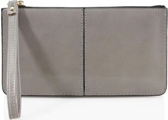 Generic Womens Wallet, Large Capacity Slim Phone Purse, Credit Card Holder Wallet with Multiple Card Slots Zipper Pocket (Light Grey)