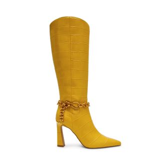 Steve Madden Skorcher Boot YLW CROCO