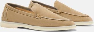 Scarosso Ludovica Woven Loafers in Desert Sand - Suede at Nordstrom, Size 38.5