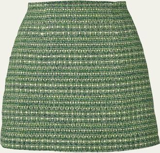 Carolina Herrera Tweed Mini Skirt