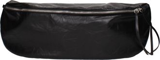 Jil Sander Black Leather Mens Backpack