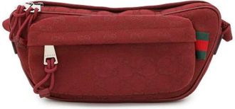 Gucci Pre-owned Cross Body Bags, female, Red, Size: ONE SIZE Pre-owned Canvas gucci-bags