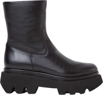 Paloma Barcel&oacute; Osian Leather Ankle Boot In Black