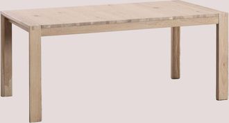 Sklum Sklum - Mesa De Comedor Rectangular 170-250x95 Cm Extensible En Madera Qu&euml;bi