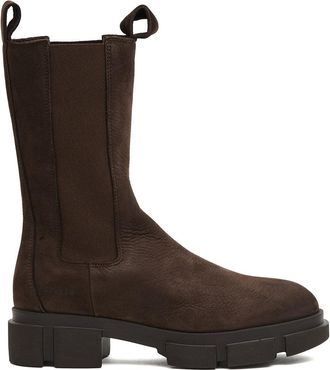 Copenhagen Chocolate Suede Chelsea Boots