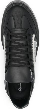 Ferragamo Mens Black Sneakers, US Size 5.5
