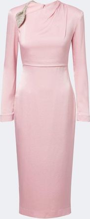 Rachel Gilbert Oryx embellished cr&ecirc;pe satin cocktail dress