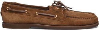 Gianvito Rossi Vand&eacute;e Mocassin in Brown Suede at Nordstrom, Size 37.5