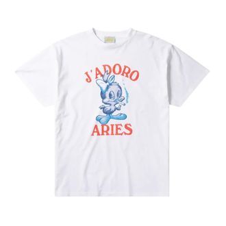 Aries Camiseta Jadoro Weedie Pie SS - Tops - Hombre - Blanco - XL