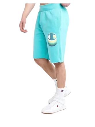 Champion Mens Cut Off Shorts In Blue