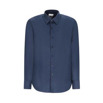 Pantaloni Torino Klassiek overhemd voor heren - Heren - Casual Overhemden - Blauw - 2XL - Overhemden