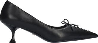 Lola Cruz Sofisticado pump in salonstijl - Dames - Pumps - Zwart - 37 EU - Leer - Schoenen