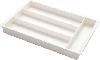 No Brand 32x21x3cm - Caja Organizadora De Cubiertos Con Separador De Cajones - Caja De Almacenamiento Multifuncional Para El Hogar - Caja De Clasificaci&oacute;n Exte