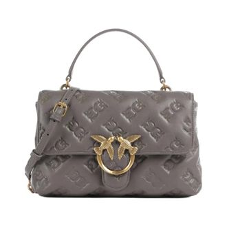 Pinko Handbags, female, Gray, ONE SIZE, Love Lady Puff Classic