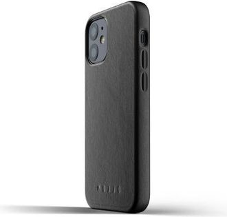Mujjo Full Leather Case for iPhone 12 Mini in Black at Nordstrom