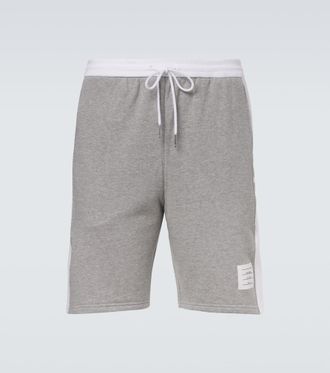 Thom Browne 4-Bar cotton jersey shorts
