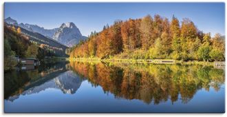 Artland Leinwandbild »Riessersee Bayern« Seebilder 1 Stk. tlg. auf Keilrahmen gespannt