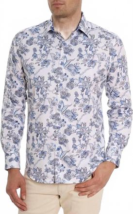 Robert Graham Sea Bloom Long Sleeve Button Down Shirt In Multi