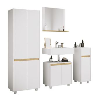 VCM Juego Completo De Muebles De Ba&ntilde;o De 4 Piezas Cosila L 165x154x35 - Vcm