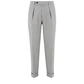 Berwick 1707 Cropped Trousers, male, Gray, Size: 2XL Classic Cropped Trousers