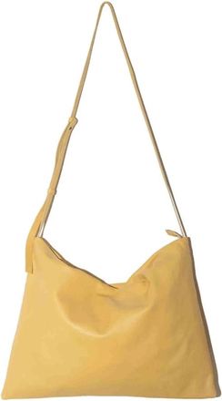 Cortana Amalia Tas - Dames - Schoudertassen - Geel - ONE Size - Leer - Tassen