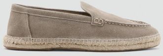 Mango Scarpe pelle juta marrone medio - Uomo - 39 - MANGO MAN