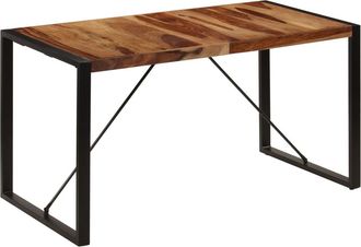 vidaXL Mesa De Comedor 140x70x75 Cm De Madera Sheesham