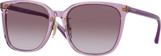 Vogue Eyewear VO5537SD Asian Fit 29228H Womens Sunglasses Purple Size 58
