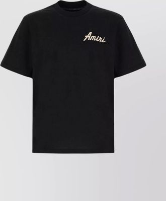 Amiri crew neck graphic print pure cotton t-shirt