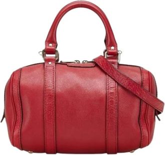 Gucci Pre-owned Handbags, female, Red, Size: ONE SIZE Pre-owned Fabric gucci-bags