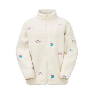 Picture Nyss Embro Zip Fleece Fleecejacke f&uuml;r Damen | wei&szlig;