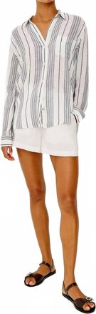 Rails Charli Button-Up Shirt In Salino Stripe