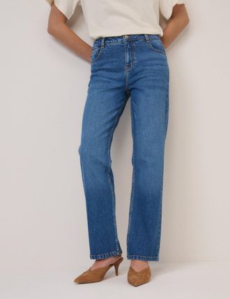 Nobody's Child Blue Straight Leg Hoxton Jeans