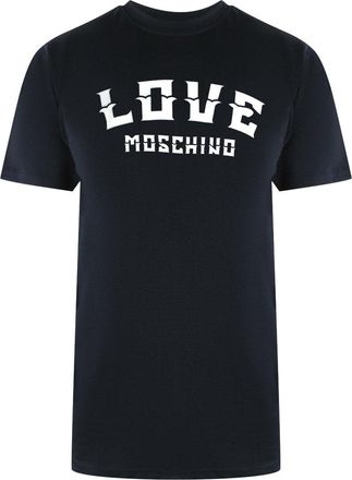 Moschino Love Moschino T-shirt Met Opvallend Logo In Zwart