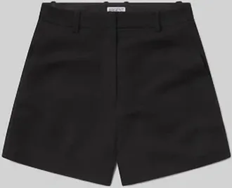Lusana Womens Ailor Linen Short In Black