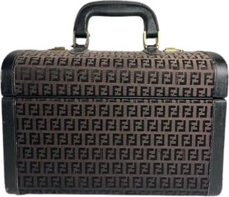 Fendi Pre-owned Handbags, female, Brown, Size: ONE SIZE Pre-owned Vintage Leather Handbag