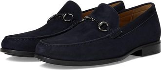 Johnston & Murphy Harrison Bit Mens Lace-up Boots Navy Suede : 11.5 M (D), Leather