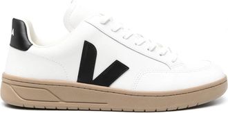 Veja White Black Lace Up Sneakers