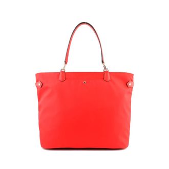 Pourchet Daily Tote Bag - Dames - Shoppers - Rood - ONE Size - Leer - Tassen