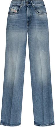 Diesel 1978 D-Akemi - Dames - Bootcut Jeans - Blauw - W28 - Katoen - Jeans