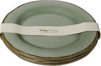 Tag Veranda Melamine Dinner Plates Set of Four Slate Blue at Nordstrom