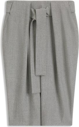 BOSS Belted skirt with pleat front