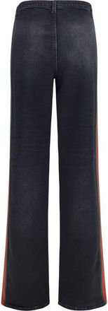 Gucci Womens Black Cotton Straight-Leg Jeans Clothing