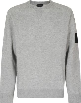 Outhere Glin Brushed Wool Ribbed Crew-Neck Sweatshirt